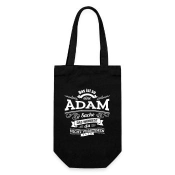 ADAM, DER KATALYSATOR FÜR DEINEN ERFOLG - Geschenkbeutel für Flaschen - Schwarz - Vorne