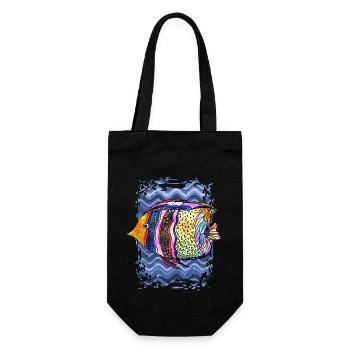 Poisson - Sac à bouteille - noir - Devant