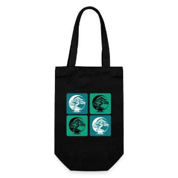 Bonsaï Yin Yang - Sac à bouteille - noir - Devant