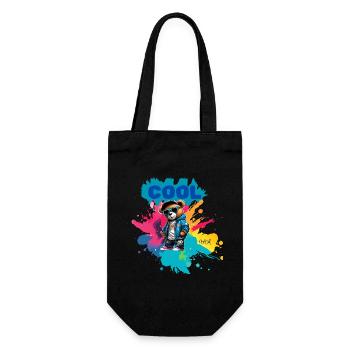 Nounours COOL - Sac à bouteille - noir - Devant