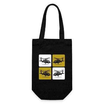 Hélicoptère de l’Armée – Militaire - Sac à bouteille - noir - Devant