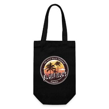 Bluefields Jamaïque – Palm Beach Paradise - Sac à bouteille - noir - Devant