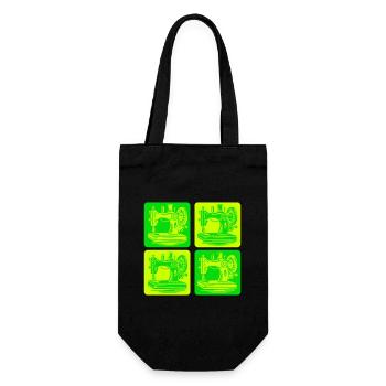 Conception de machines à coudre - Sac à bouteille - noir - Devant