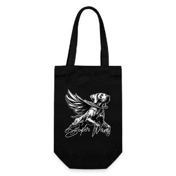 Super chien braque de Weimar Weimi Cape Cape cadeau - Sac à bouteille - noir - Devant