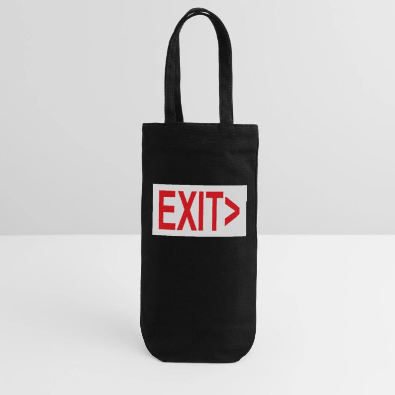 Exit / Exit / Emergency Exit Gift Bag for Bottles