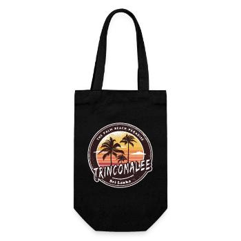 Trincomalee Sri Lanka Vintage Design - Sac à bouteille - noir - Devant