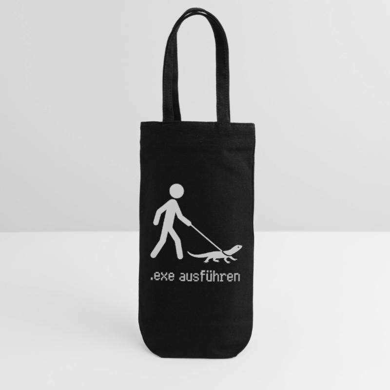 EXE Run Admin Computer Scientist Programmer Gift Bag for Bottles