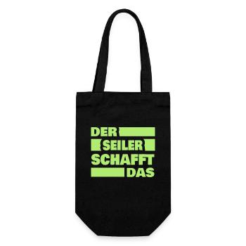 Seiler - Geschenkbeutel für Flaschen - Schwarz - Vorne