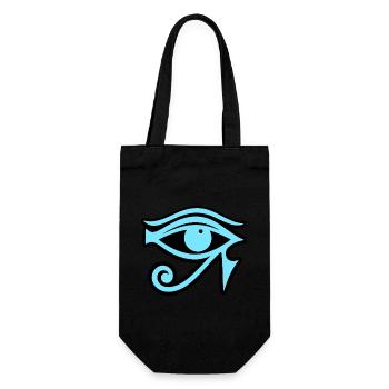 Symbole de l’œil d’Horus en Égypte - Sac à bouteille - noir - Devant