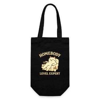 Homebody: Level Expert - Gift Bag for Bottles - black - Front