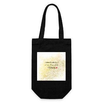 You are a Magnet! - Geschenkbeutel für Flaschen - Schwarz - Vorne