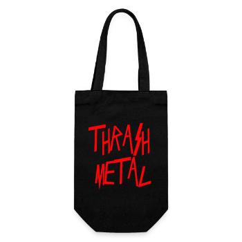Thrash Metall - Geschenkbeutel für Flaschen - Schwarz - Vorne