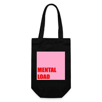 STRESS FAMILIAL CHARGE MENTALE - Sac à bouteille - noir - Devant