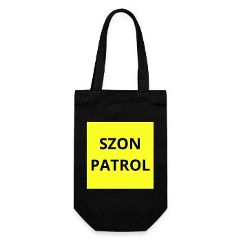 SZON_PATROL - Gift Bag for Bottles - black - Front