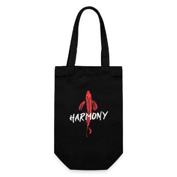 Koi Fish Harmonie Énergétique - Sac à bouteille - noir - Devant
