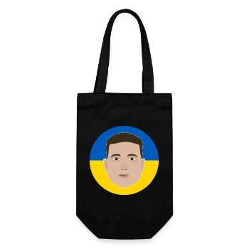 Selenskyj - Geschenkbeutel für Flaschen - Schwarz - Vorne