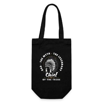 Conception de la coiffe du père chef de la tribu - Sac à bouteille - noir - Devant
