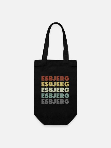 Esbjerg - Denmark - Dänemark - Skandinavien - Geschenkbeutel für Flaschen - Schwarz