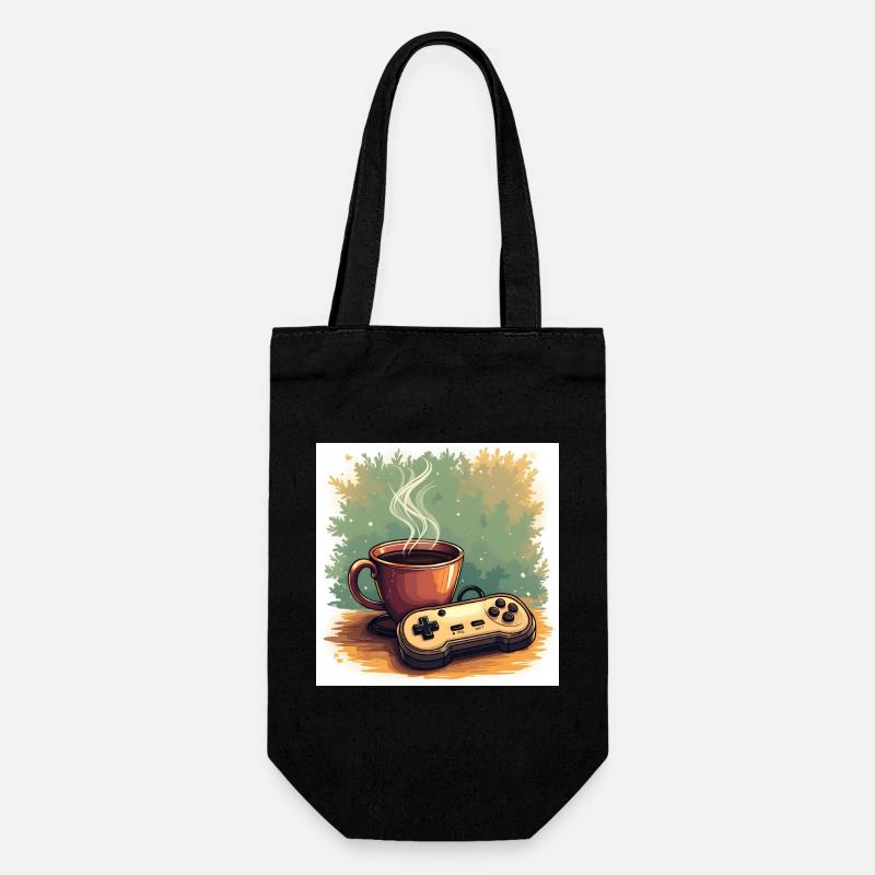 Caféine et campagnes - Sac à bouteille - noir