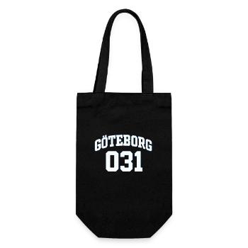 Göteborg, 031 Trikot - Geschenkbeutel für Flaschen - Schwarz - Vorne