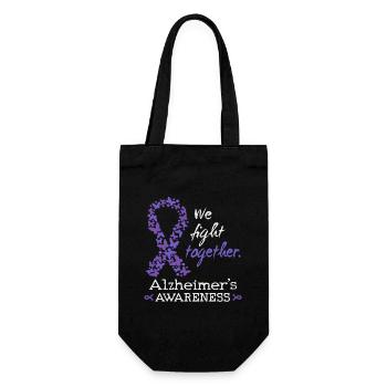 Forts ensemble contre la maladie d’Alzheimer - Sac à bouteille - noir - Devant