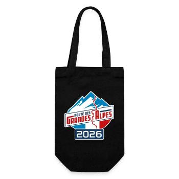 Route des Grandes Alpes | Color | 2026 - Geschenkbeutel für Flaschen - Schwarz - Vorne