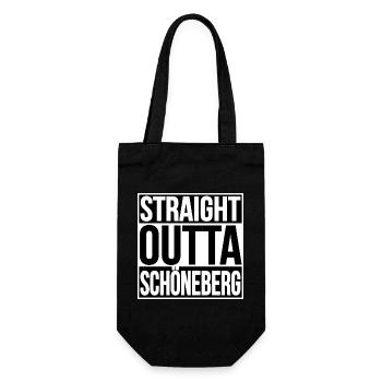 Straight Outta Schöneberg BERLIN - Gift Bag for Bottles - black - Front