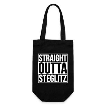 STRAIGHT OUTTA STEGLITZ BERLIN - Gift Bag for Bottles - black - Front