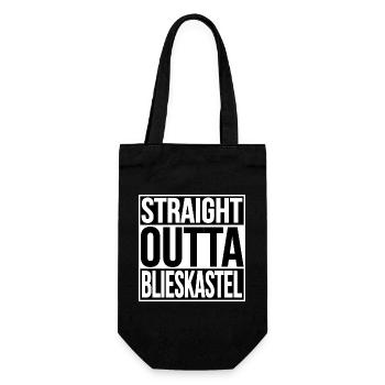 STRAIGHT OUTTA BLIESKASTEL - Geschenkbeutel für Flaschen - Schwarz - Vorne