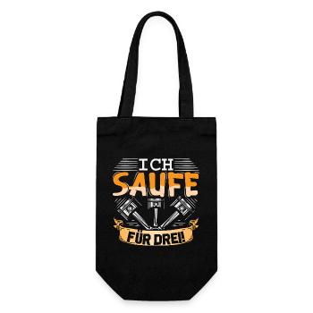 Auto Tuner Tuning Kfz Werkstatt Mechaniker Spruch - Sac à bouteille - noir - Devant