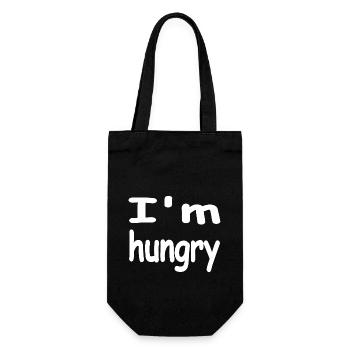 hunger - Gift Bag for Bottles - black - Front