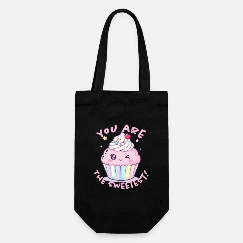 Tu es le cupcake le plus mignon - Sac à bouteille - noir