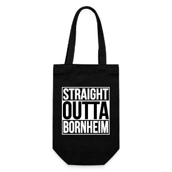 STRAIGHT OUTTA BORNHEIM - Gift Bag for Bottles - black - Front