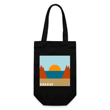 Autumn - Gift Bag for Bottles - black - Front