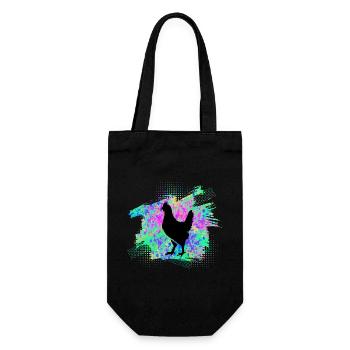 Chicken Chickens - Gift Bag for Bottles - black - Front