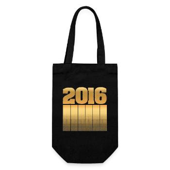 Birthday 2016 - Gift Bag for Bottles - black - Front