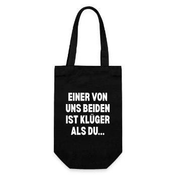 Work Colleague Office Humour Sarcasm Funny - Geschenkbeutel für Flaschen - Schwarz - Vorne