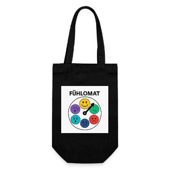 Feelomat Mood Clock - Gift Bag for Bottles - black - Front