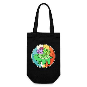 Cactus Plant Cacti - Gift Bag for Bottles - black - Front