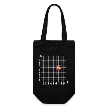 Santa Claus coordinates Six Seven Meme - Gift Bag for Bottles - black - Front