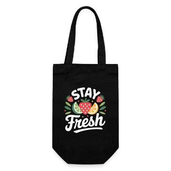 Reste tranquille - Sac à bouteille - noir - Devant