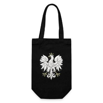 Poland Polska Eagle Flag Traditional Gift - Gift Bag for Bottles - black - Front