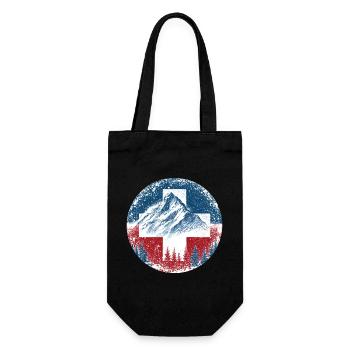 Schweiz-Swiss-Switzerland-Wintersport-Ski-Berge - Gift Bag for Bottles - black - Front