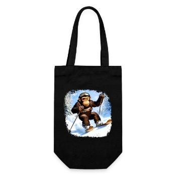 Singe Ski / Singe Skieur - Sac à bouteille - noir - Devant