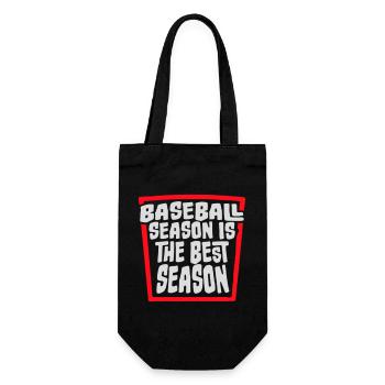 La saison de baseball est la meilleure saison des sports de fans - Sac à bouteille - noir - Devant
