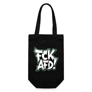 Déclaration politique de FCK AFD contre la droite - Sac à bouteille - noir - Devant