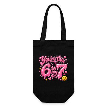 Tu es le 6 contre mon 7 - Sac à bouteille - noir - Devant