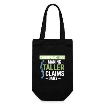 Licensed DC Clinical Posture Alignment Expert  - Gift Bag for Bottles - black - Front