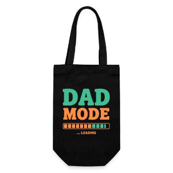 Dad Mode Loading for Proud Fathers-to-be - Gift Bag for Bottles - black - Front