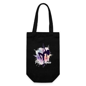 Pole Dance Pole Dancers Watercolor Strong Gift - Gift Bag for Bottles - black - Front
